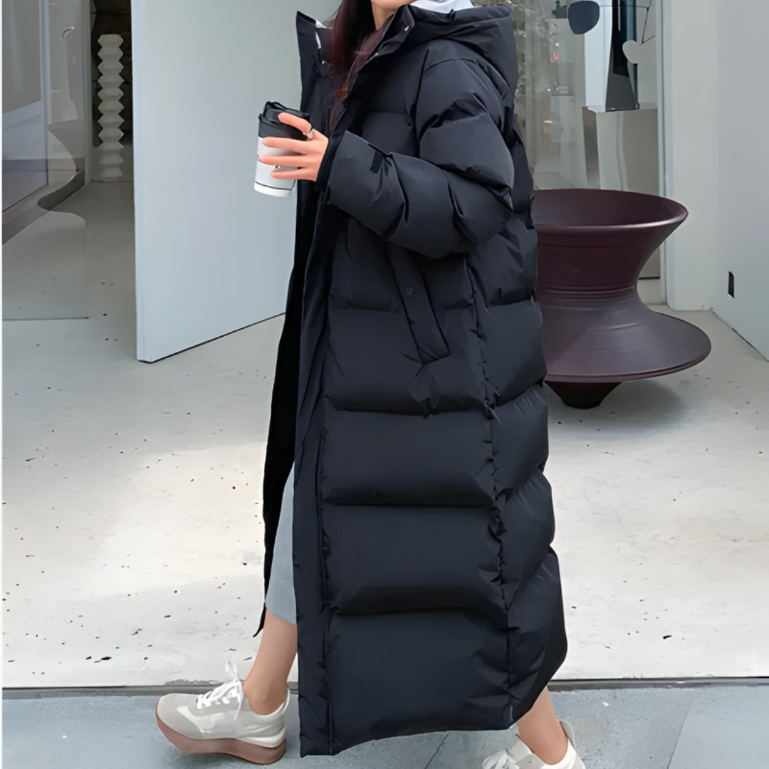 Chloe | Cozy Stylish Black Puffer Jacket