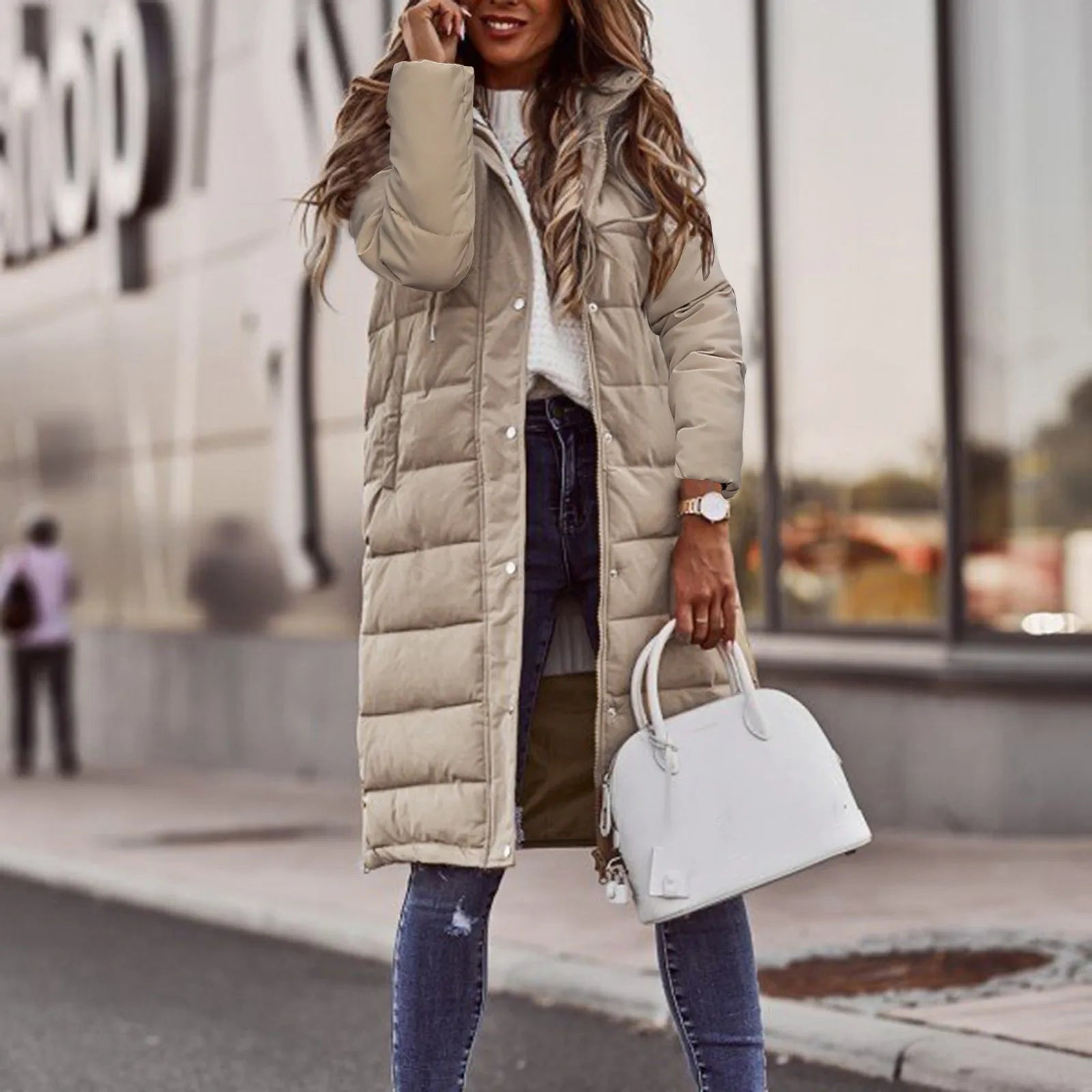 Jovana | Cozy Stylish Long Puffer Coat