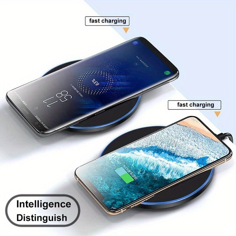 Fast Wireless Charger | 15W Induction Charging Pad for iPhone and Android Devices, Sleek Design, Cable-Free Convenience