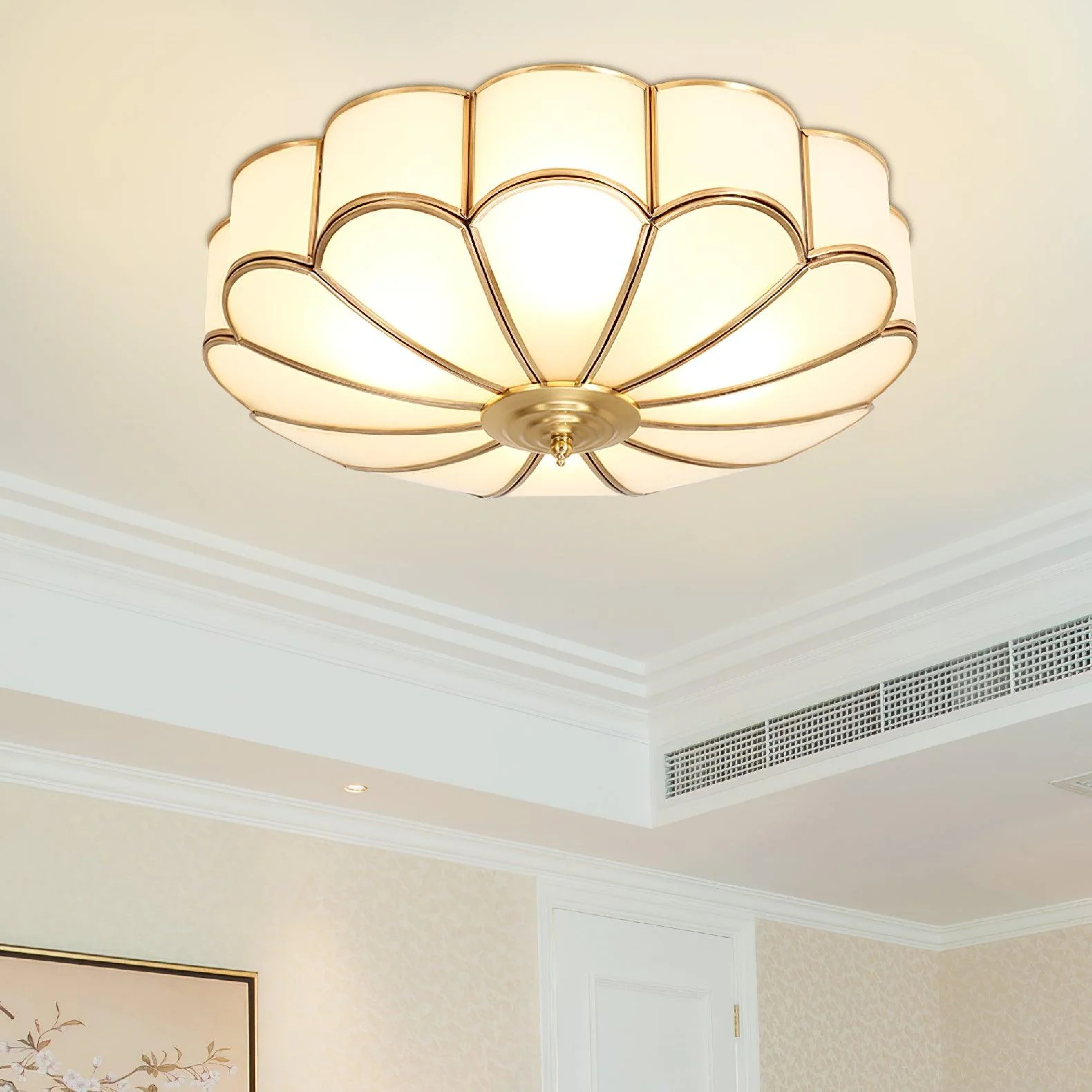 Vitasphere | Flower-shaped Glass Ceiling Lamp