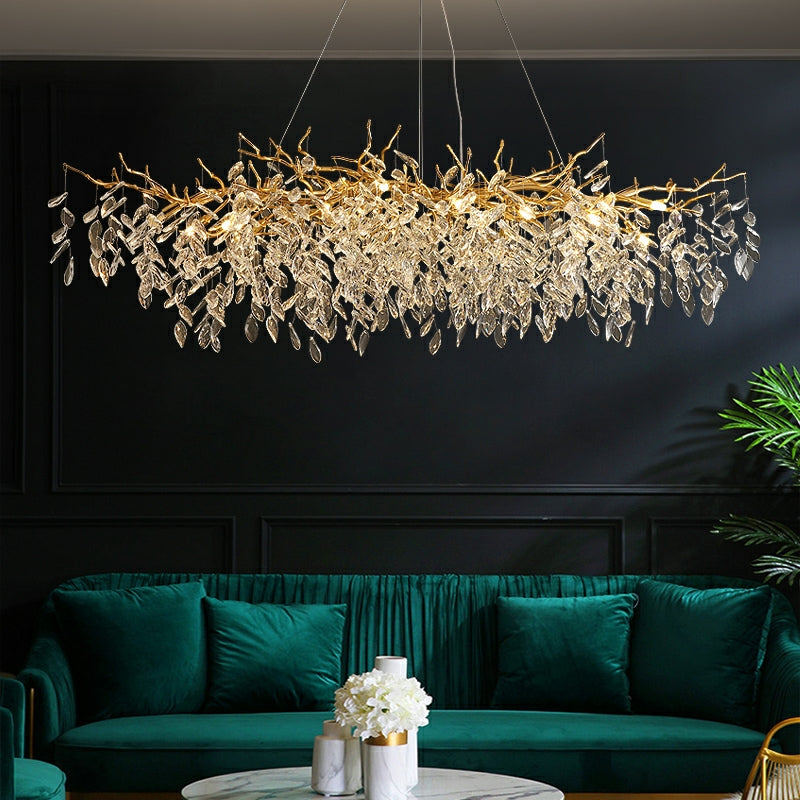 Luxvia | French Style Glass Chandelier with Modern Touch