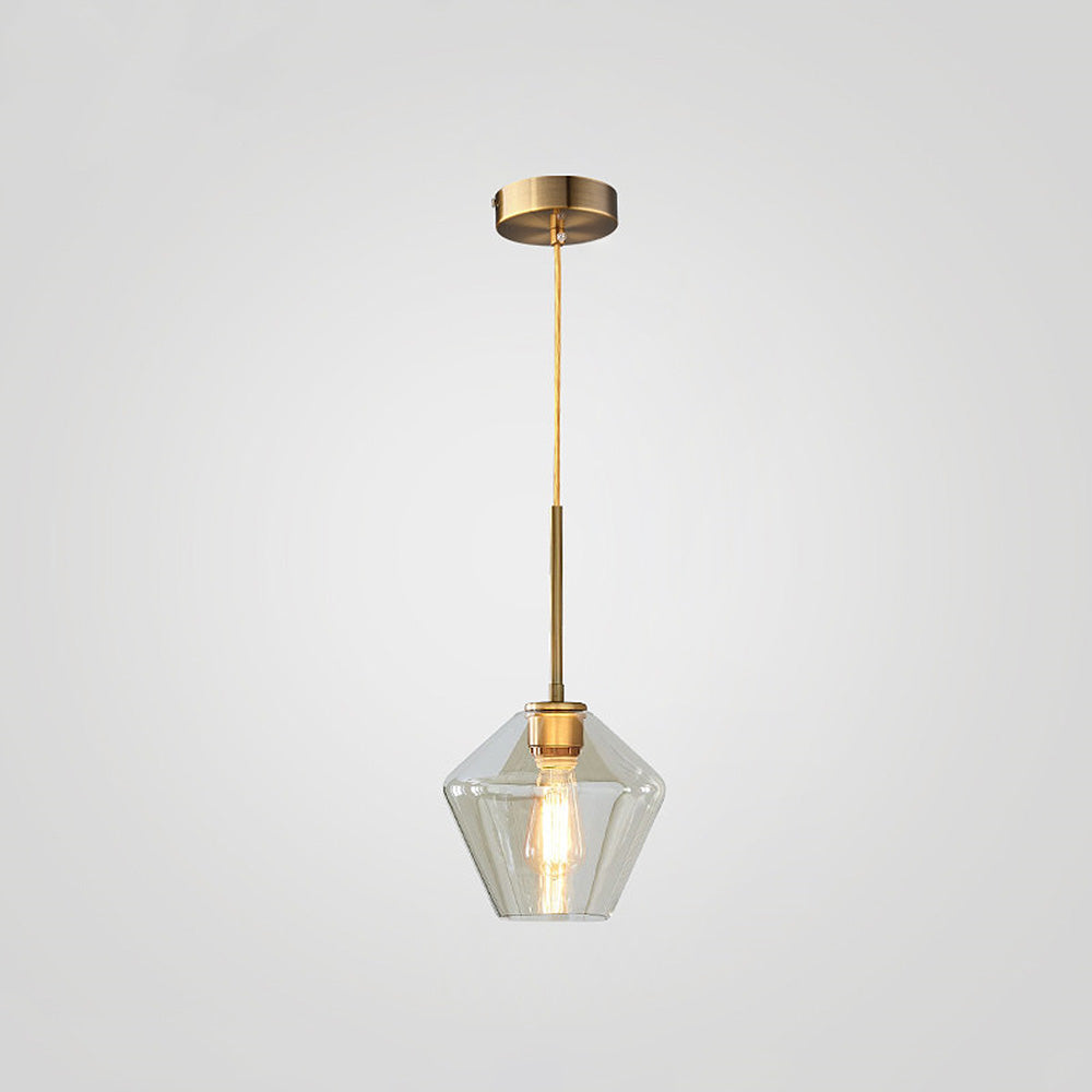 Luminth | Glass Pendant Light with Industrial Vintage Style
