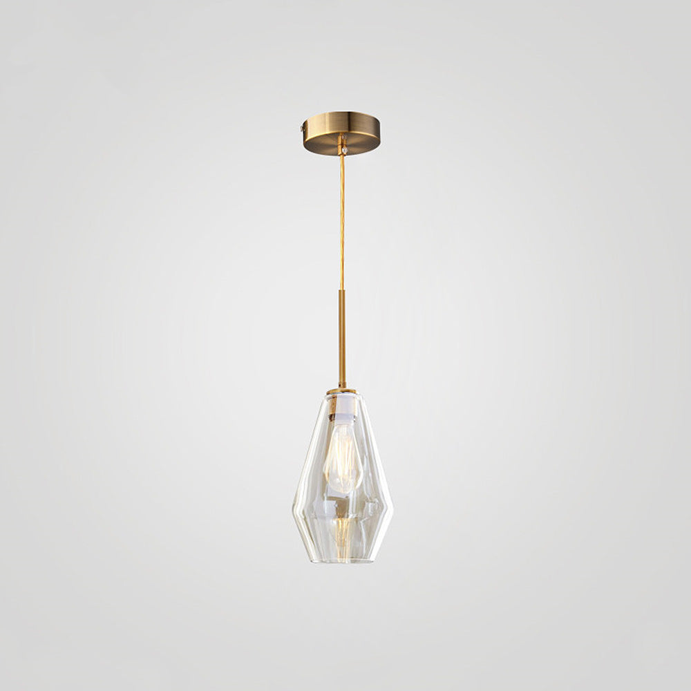 Luminth | Glass Pendant Light with Industrial Vintage Style
