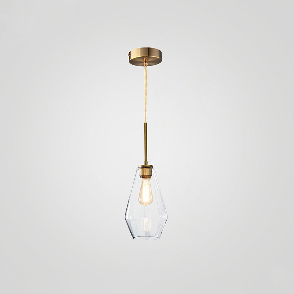 Luminth | Glass Pendant Light with Industrial Vintage Style