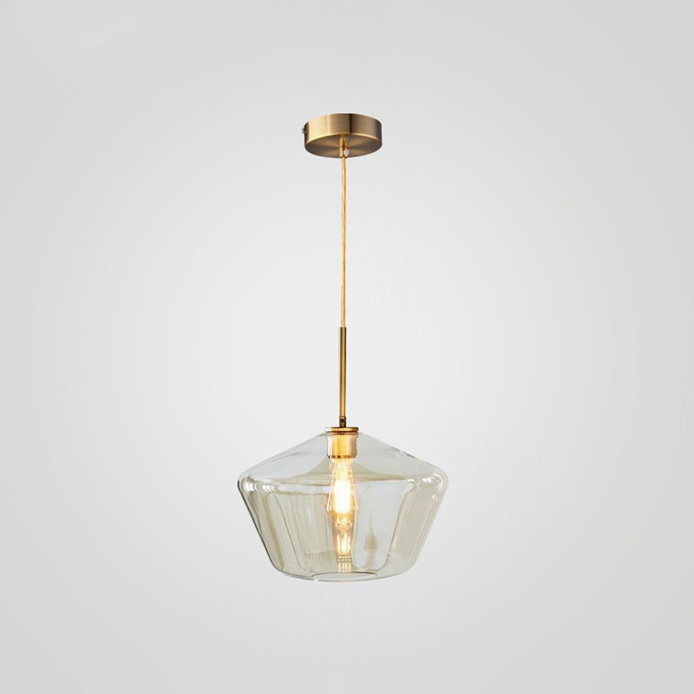 Luminth | Glass Pendant Light with Industrial Vintage Style