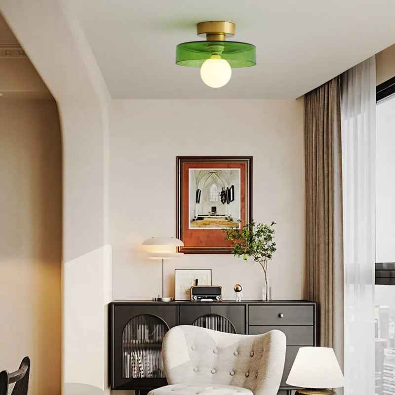 Glivon | Elegant French-Inspired Bauhaus Ceiling Light for Modern Interiors