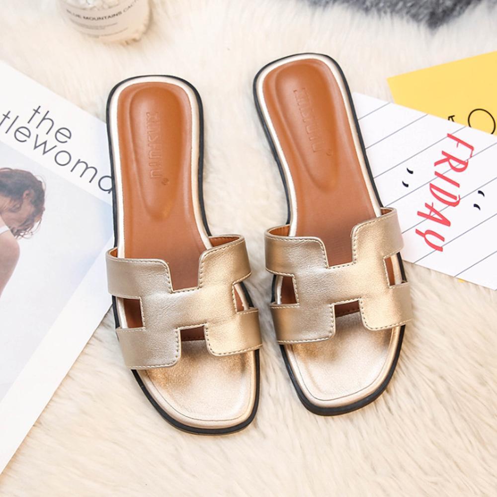 H Sandal | Classic Elegance of H-Design Leather Sandals