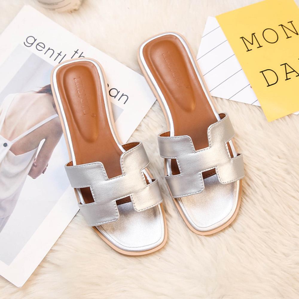 H Sandal | Classic Elegance of H-Design Leather Sandals
