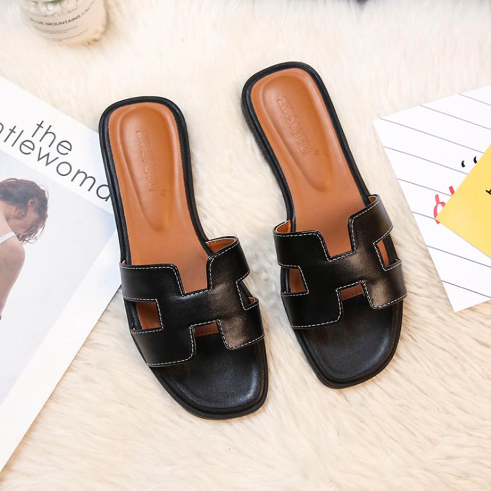 H Sandal | Classic Elegance of H-Design Leather Sandals