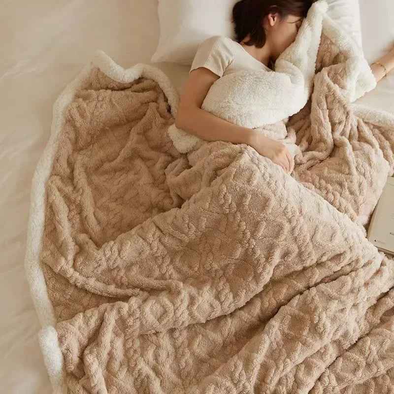 Heavy Comfort | Heavy Winter Blanket with Soft Lamb Wool Ceiling Layer
