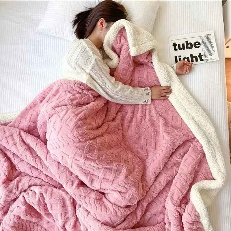 Heavy Comfort | Heavy Winter Blanket with Soft Lamb Wool Ceiling Layer