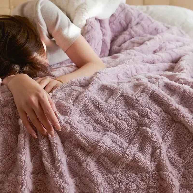 Heavy Comfort | Heavy Winter Blanket with Soft Lamb Wool Ceiling Layer