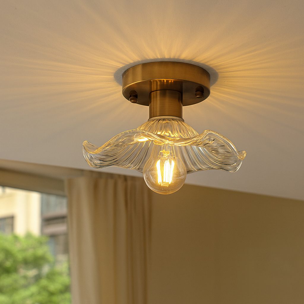 PetalGlow | Modern Hibiscus Ceiling Lamp