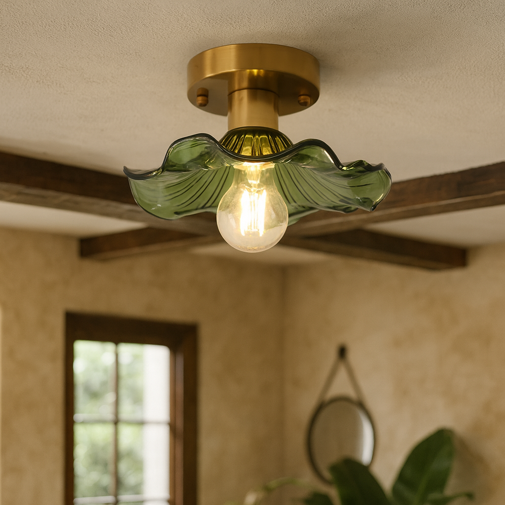 PetalGlow | Modern Hibiscus Ceiling Lamp