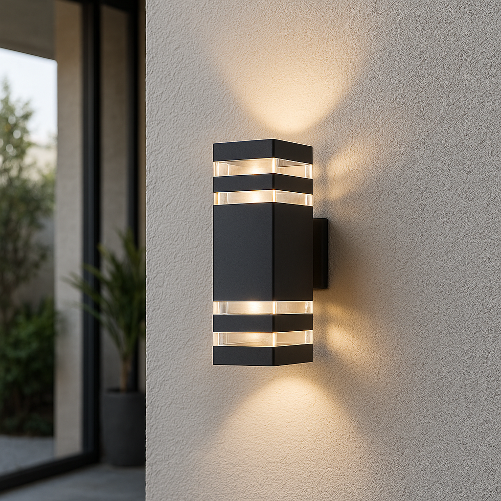 Illure | Modern 2-Way Outdoor Wall Lamp for Minimalist Design