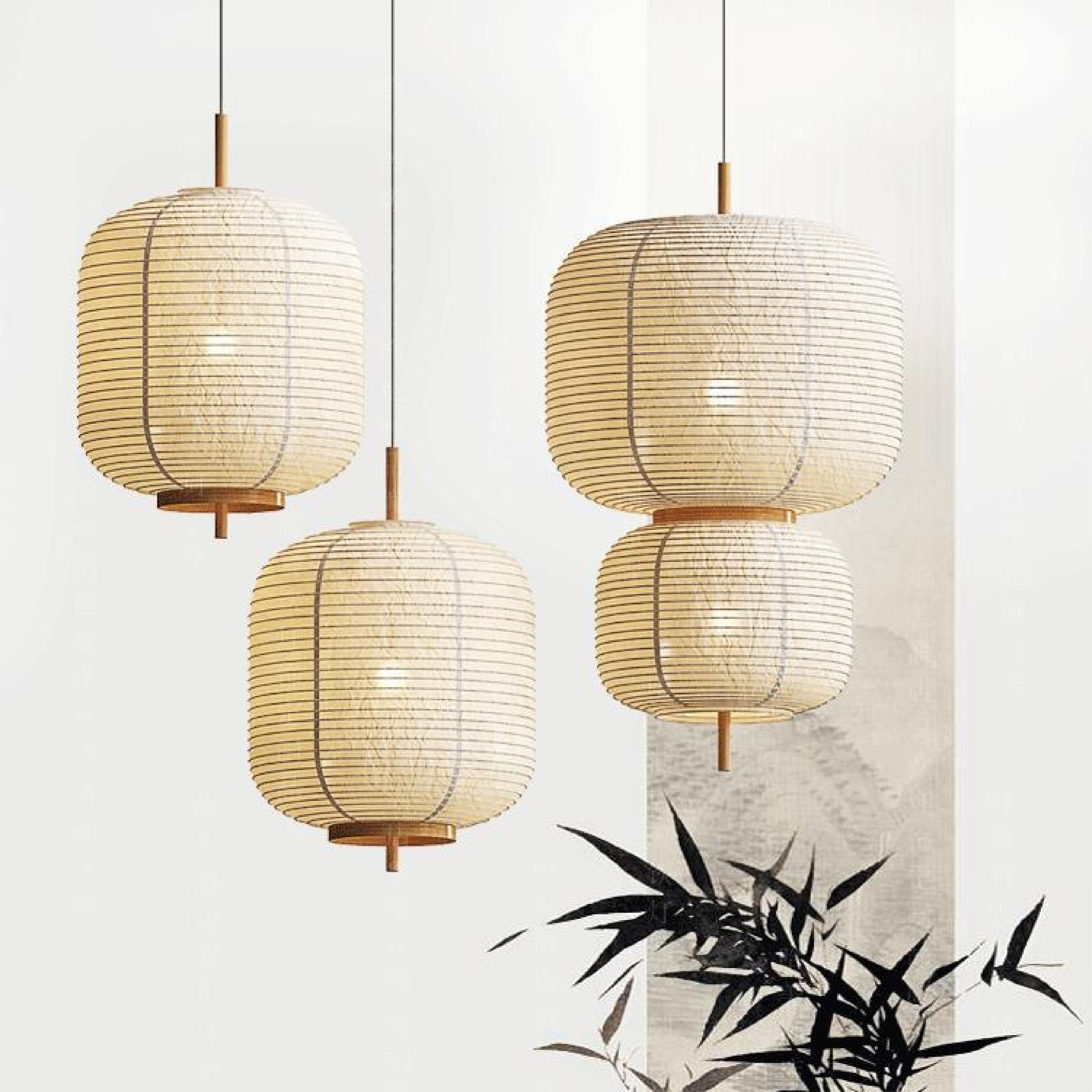 ShojiGlow | Japanese Rice Paper Hanging Lamp