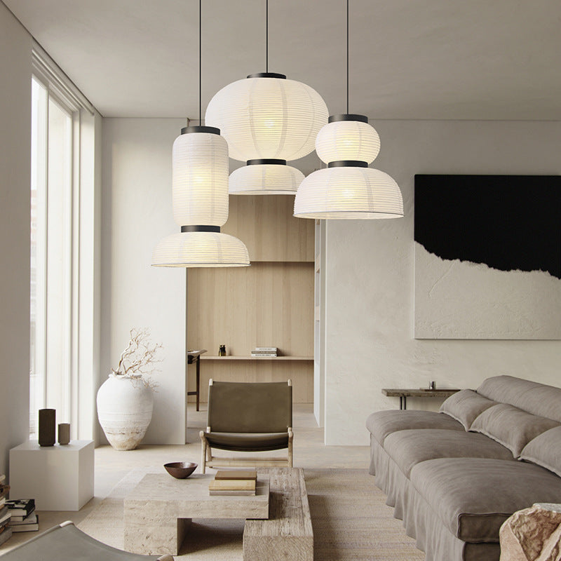 QuietGlow | Japanese Wabi Sabi Pendant Lamp