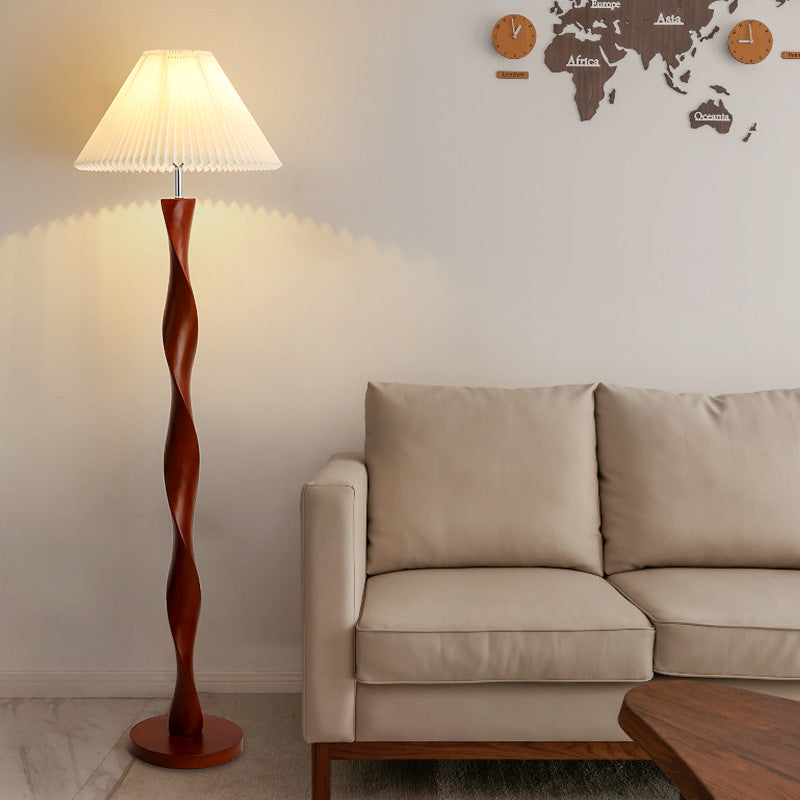 AmberHue | Japanese Walnut Floor Lamp