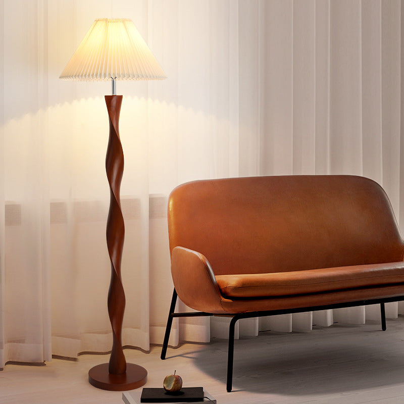 AmberHue | Japanese Walnut Floor Lamp