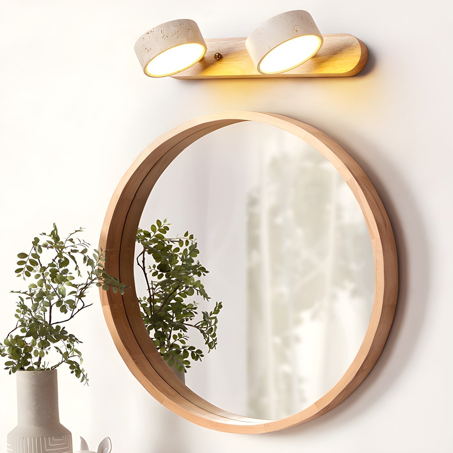 Klaro | Elegant Travertine Wall Lamp for Modern Interiors