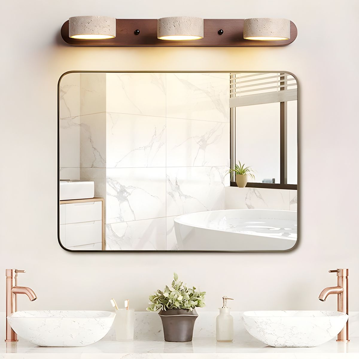Klaro | Elegant Travertine Wall Lamp for Modern Interiors
