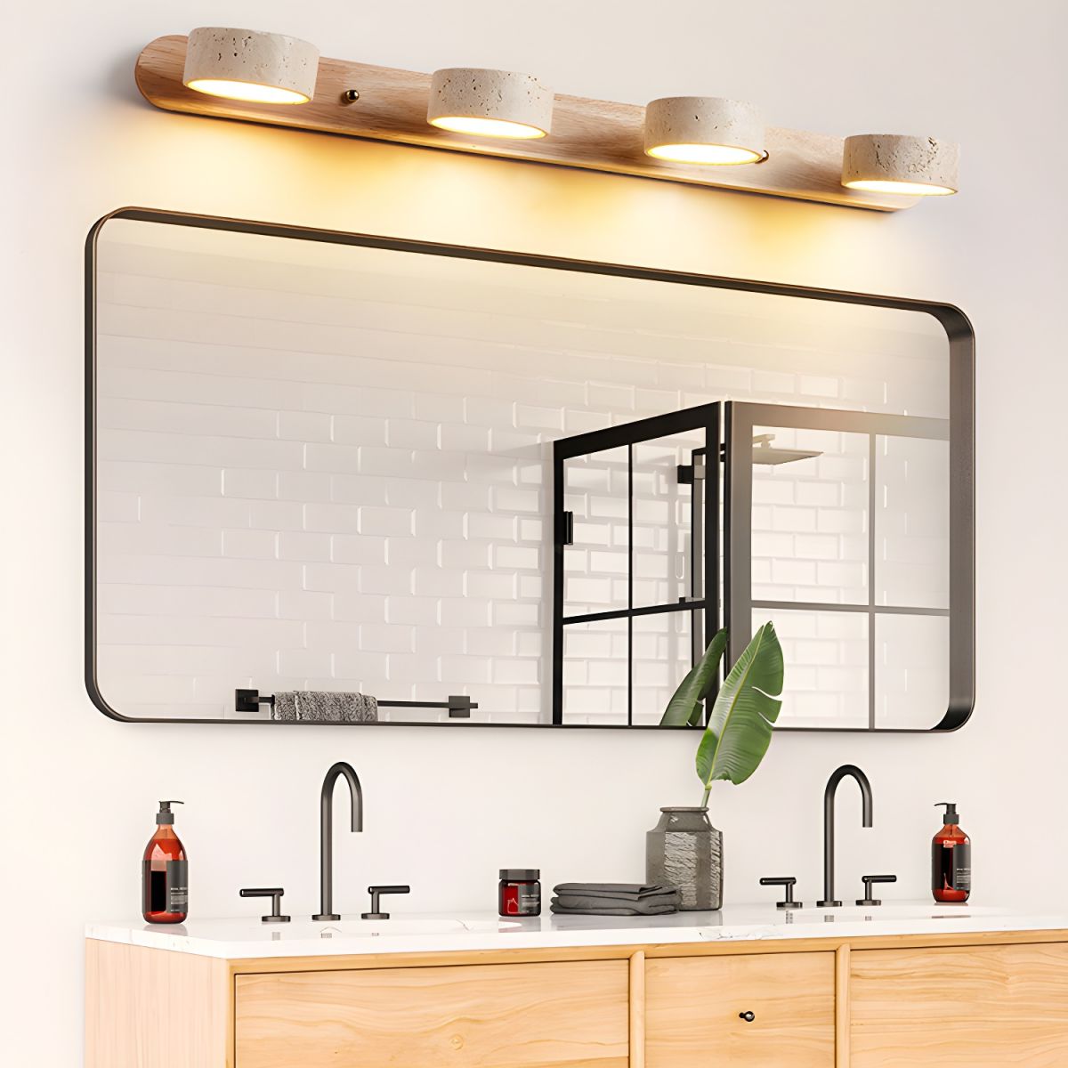 Klaro | Elegant Travertine Wall Lamp for Modern Interiors