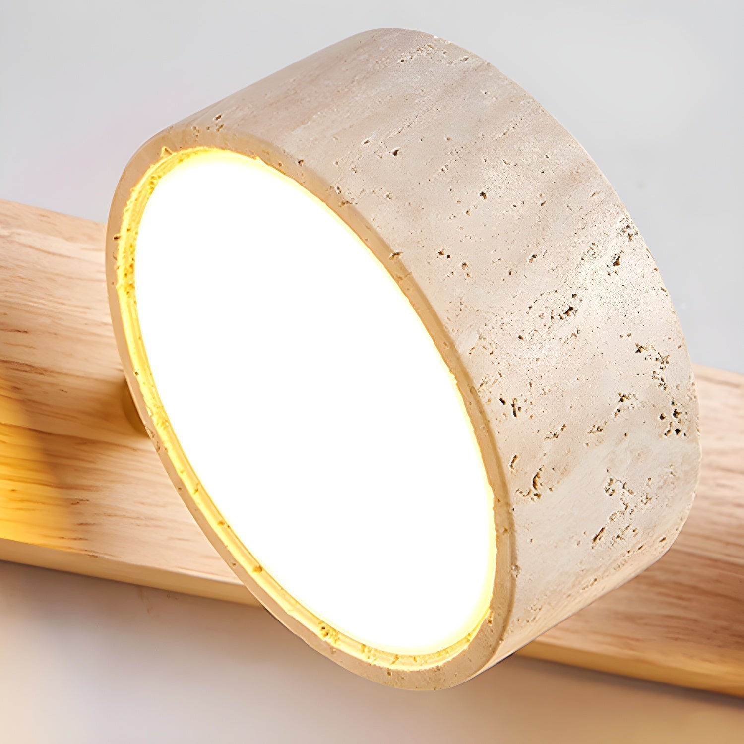 Klaro | Elegant Travertine Wall Lamp for Modern Interiors