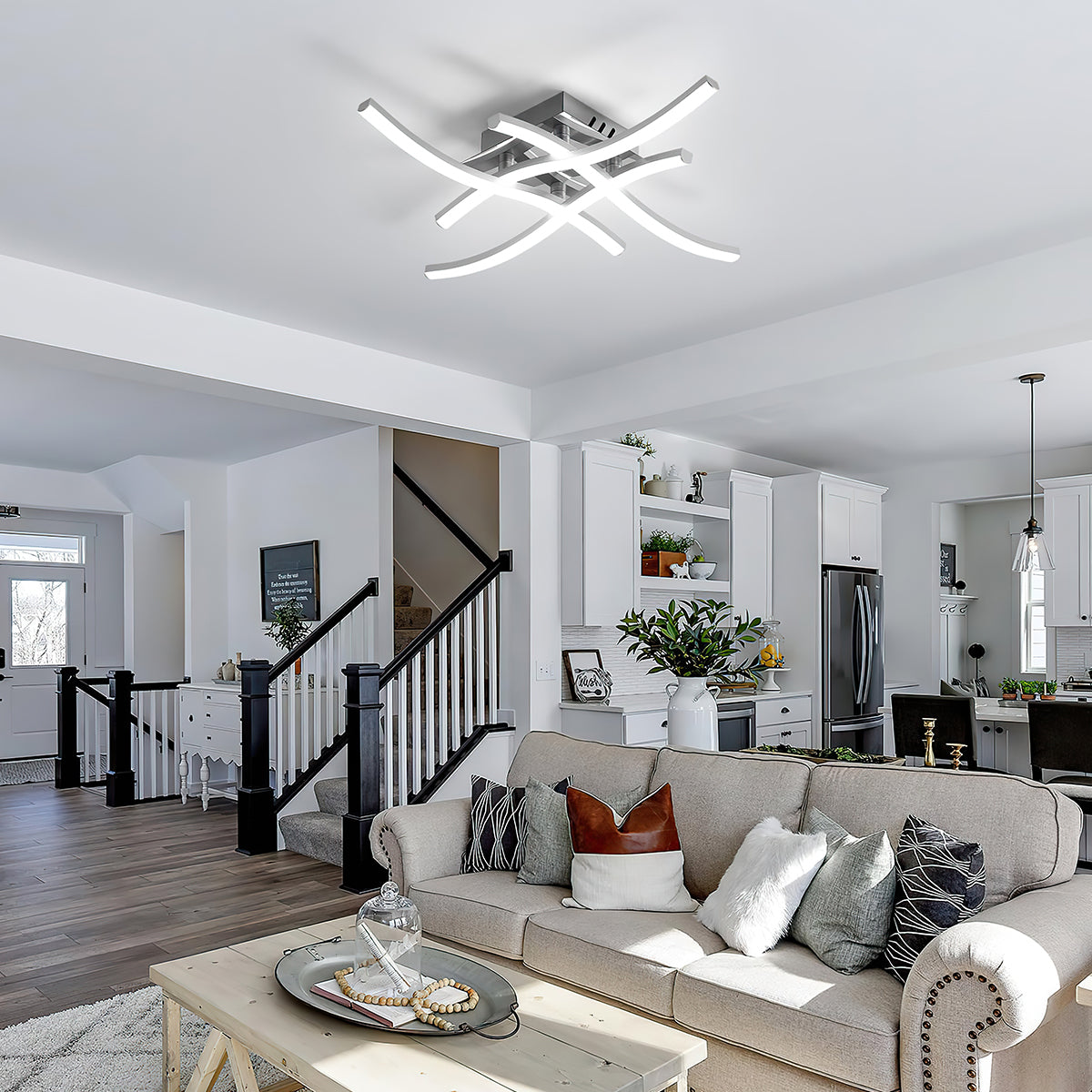 Lumetis | LED Ceiling Light Modern Aluminum Flush Fixture