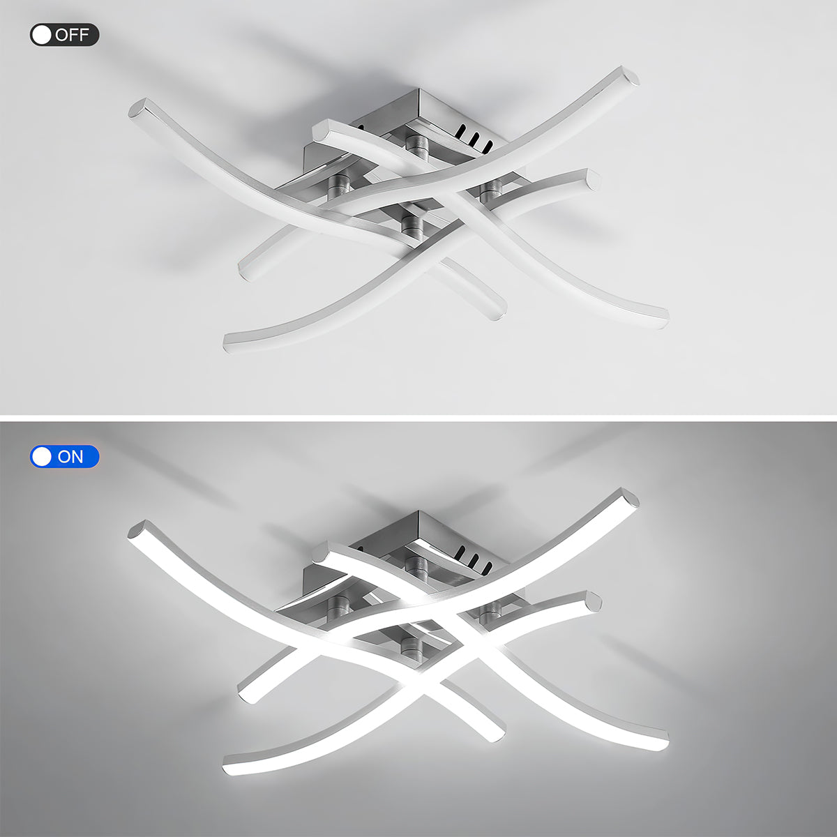 Lumetis | LED Ceiling Light Modern Aluminum Flush Fixture