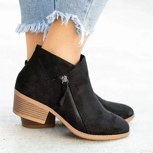 Lad | Ladies Leather Boots with Anatomical Arch Support – Comfortable Boots for Women