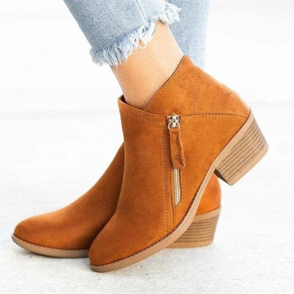 Lad | Ladies Leather Boots with Anatomical Arch Support – Comfortable Boots for Women