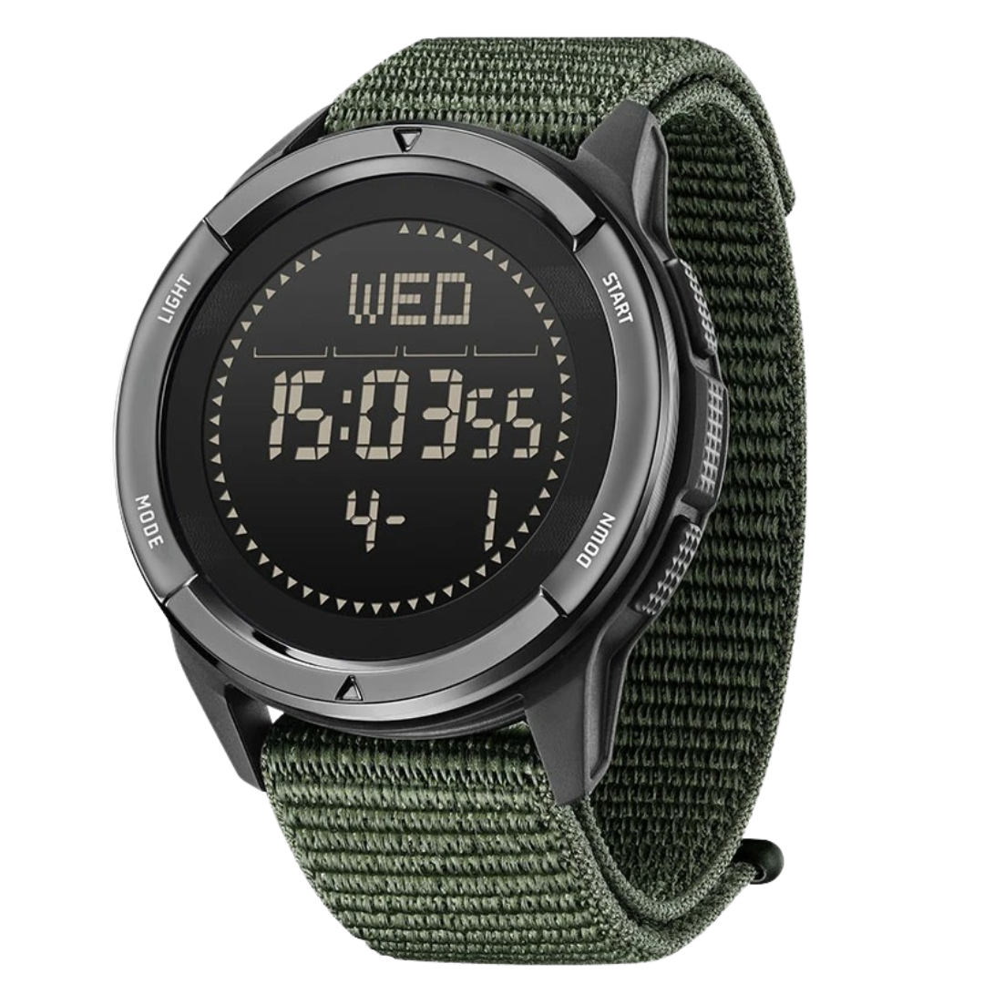 TerraTime | Lightweight Waterproof GPS Watch with Carbon Fiber & Compass