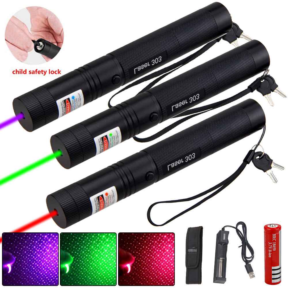 BeamGlow | Long-Range Rechargeable Laser Pointer for Outdoor Use