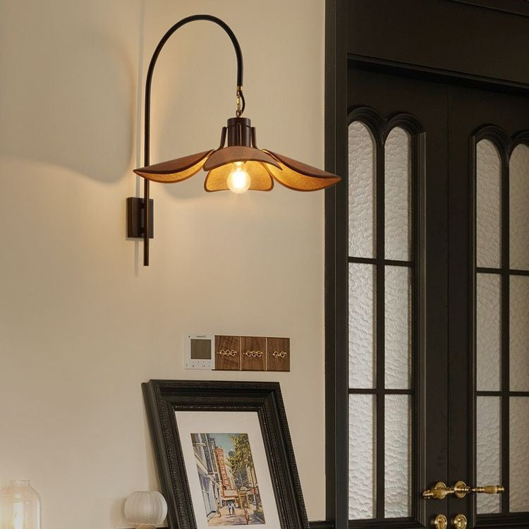 Lucenra | Modern Japanese Wabi Sabi Wall Lamp for Elegant Interiors