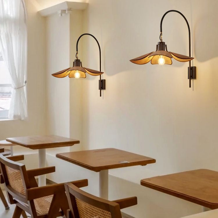 Lucenra | Modern Japanese Wabi Sabi Wall Lamp for Elegant Interiors