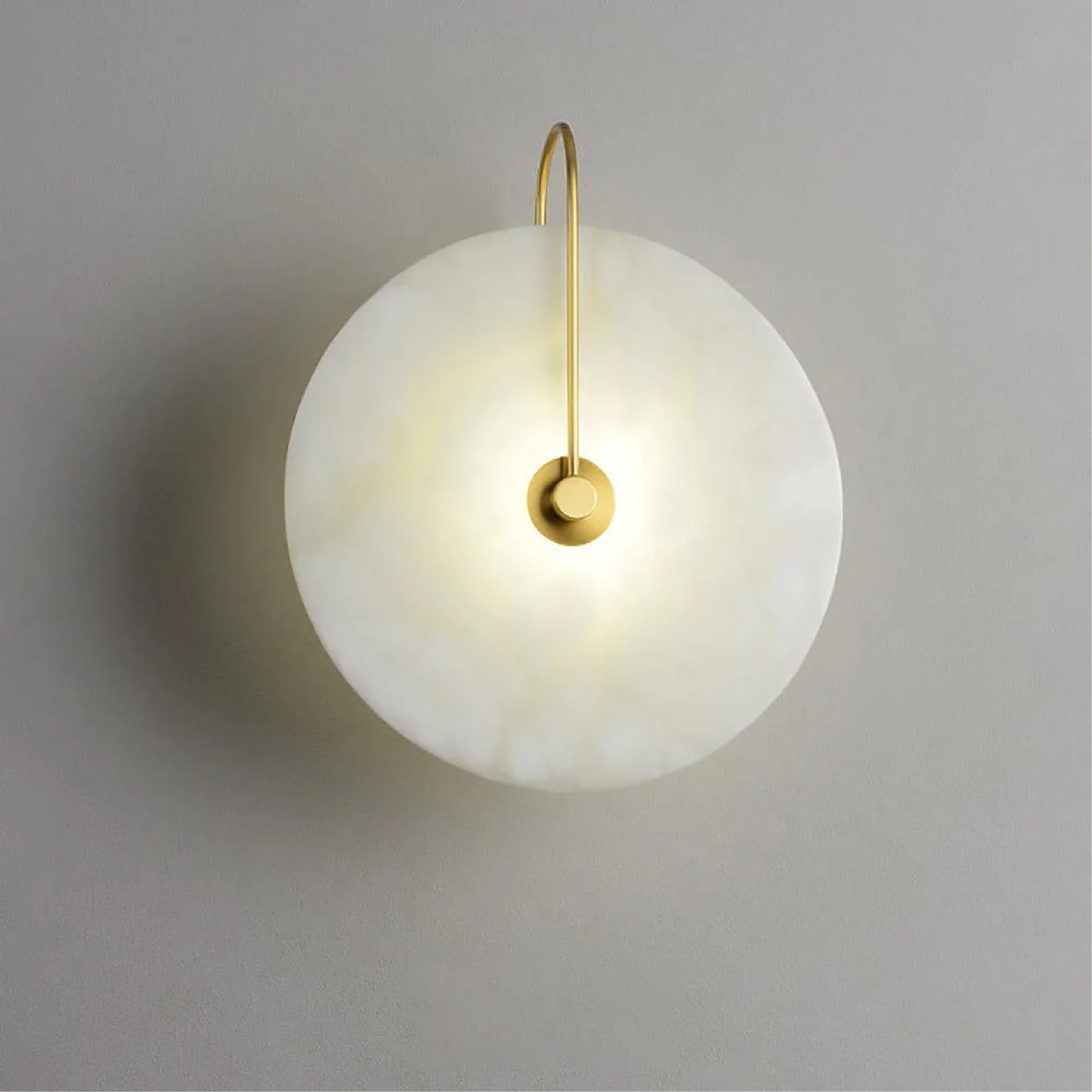 Lumenda | Elegant Alabaster Marble LED Wall Lamp for Modern Décor