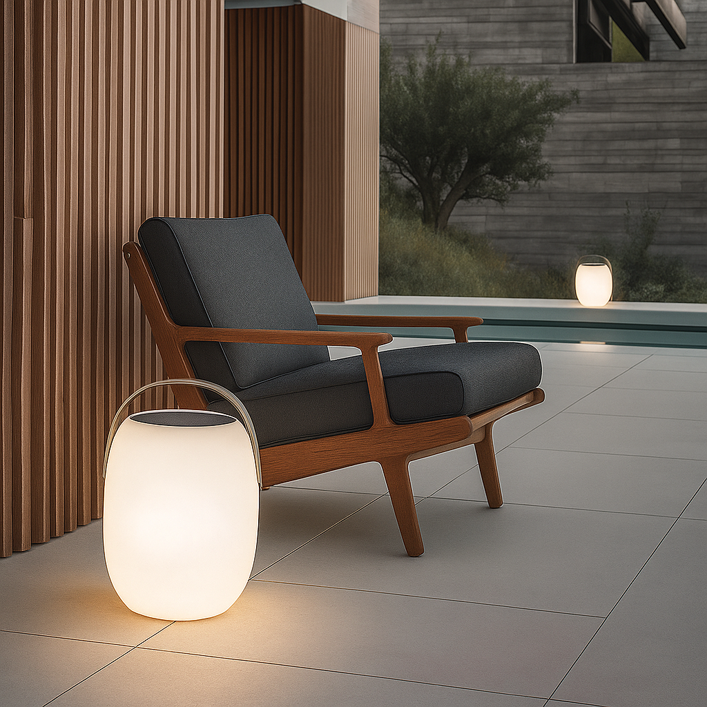 Lumetrae | Elegant Portable Solar Patio Lamp for Modern Outdoor Living