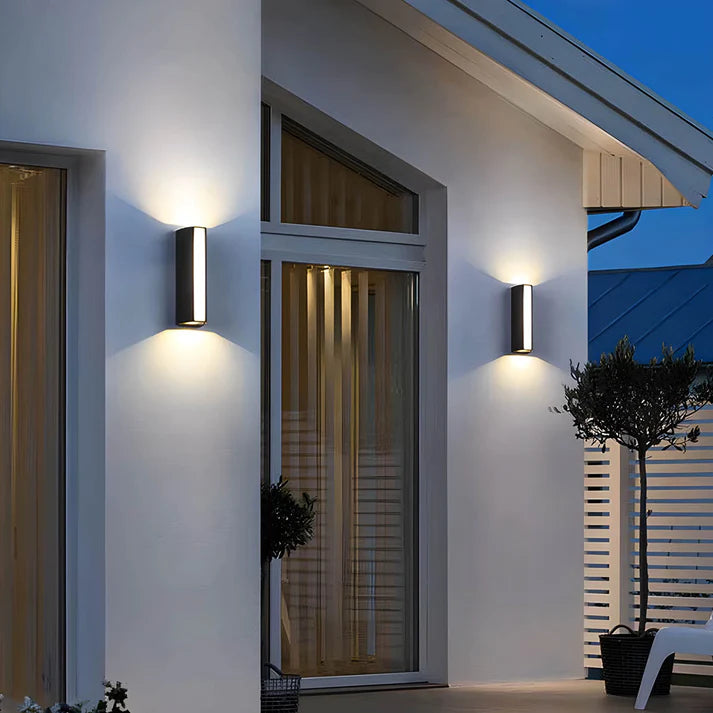 Lumetrax | Modern 2-Way Outdoor Wall Lamp for Elegant Exteriors