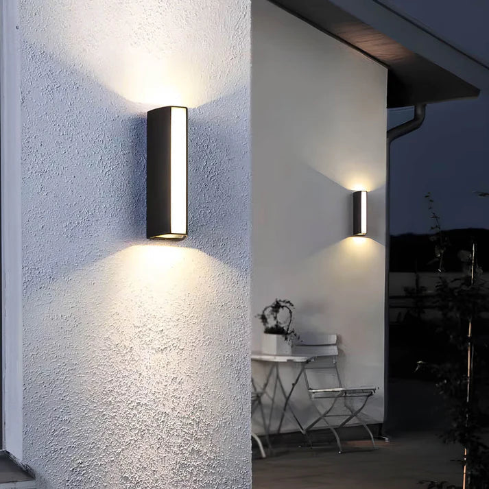 Lumetrax | Modern 2-Way Outdoor Wall Lamp for Elegant Exteriors