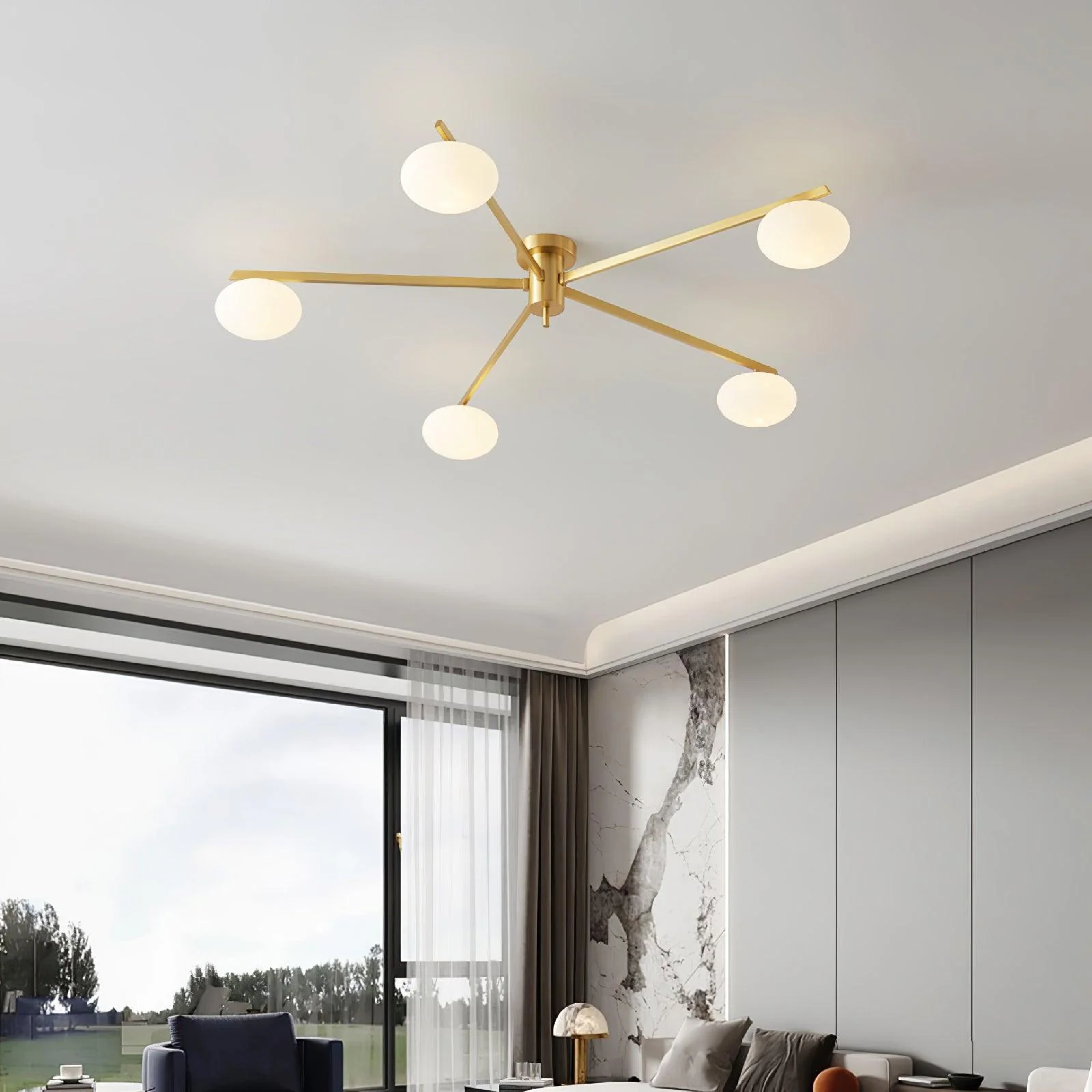 Lumithra | Modern Ceiling Lamp for Minimalist Interiors