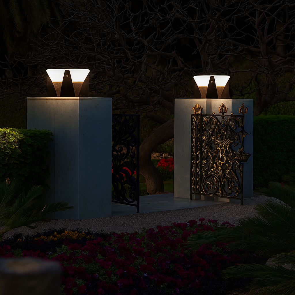Lumozae | Solar-Powered Patio Lighting for a Contemporary Glow