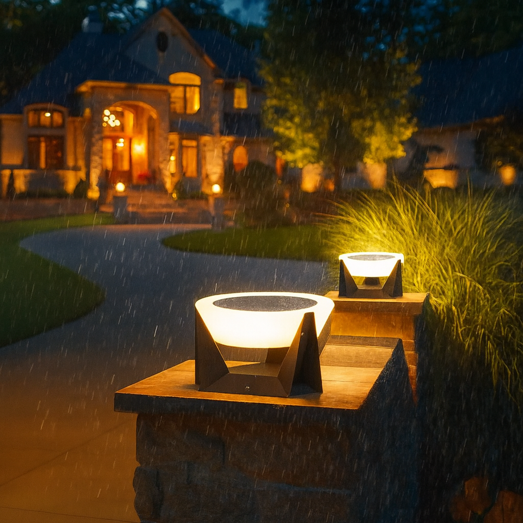 Lumozae | Solar-Powered Patio Lighting for a Contemporary Glow