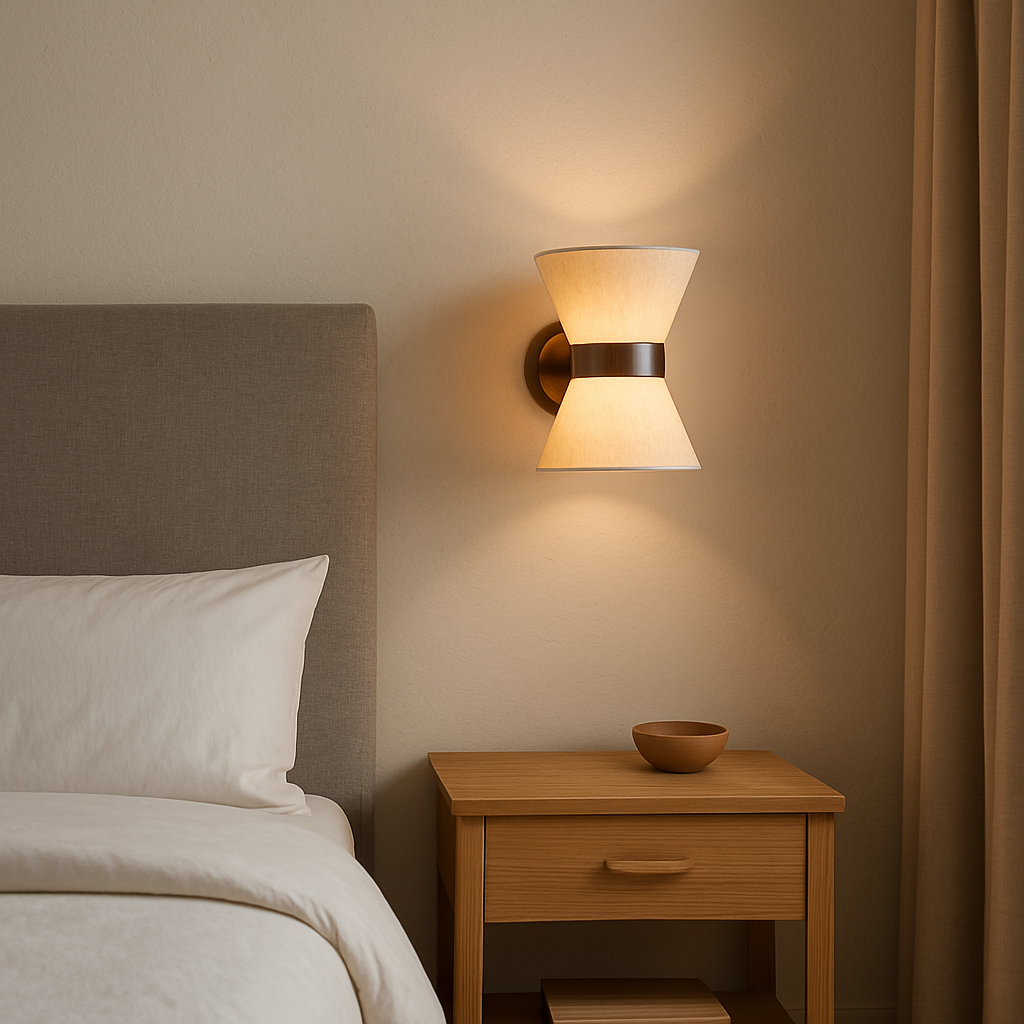 Lysun | Minimalist Wabi Sabi Silk Wall Lamp for Timeless Home Design