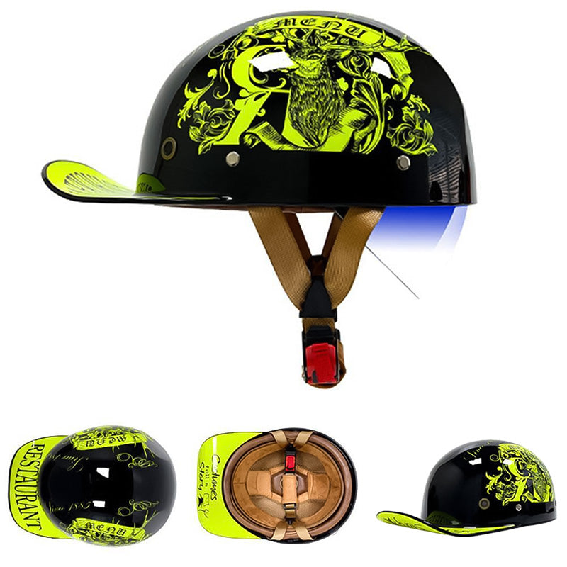 Moto | Men’s Motorcycle Helmet DOT Approved ABS Shell Lightweight