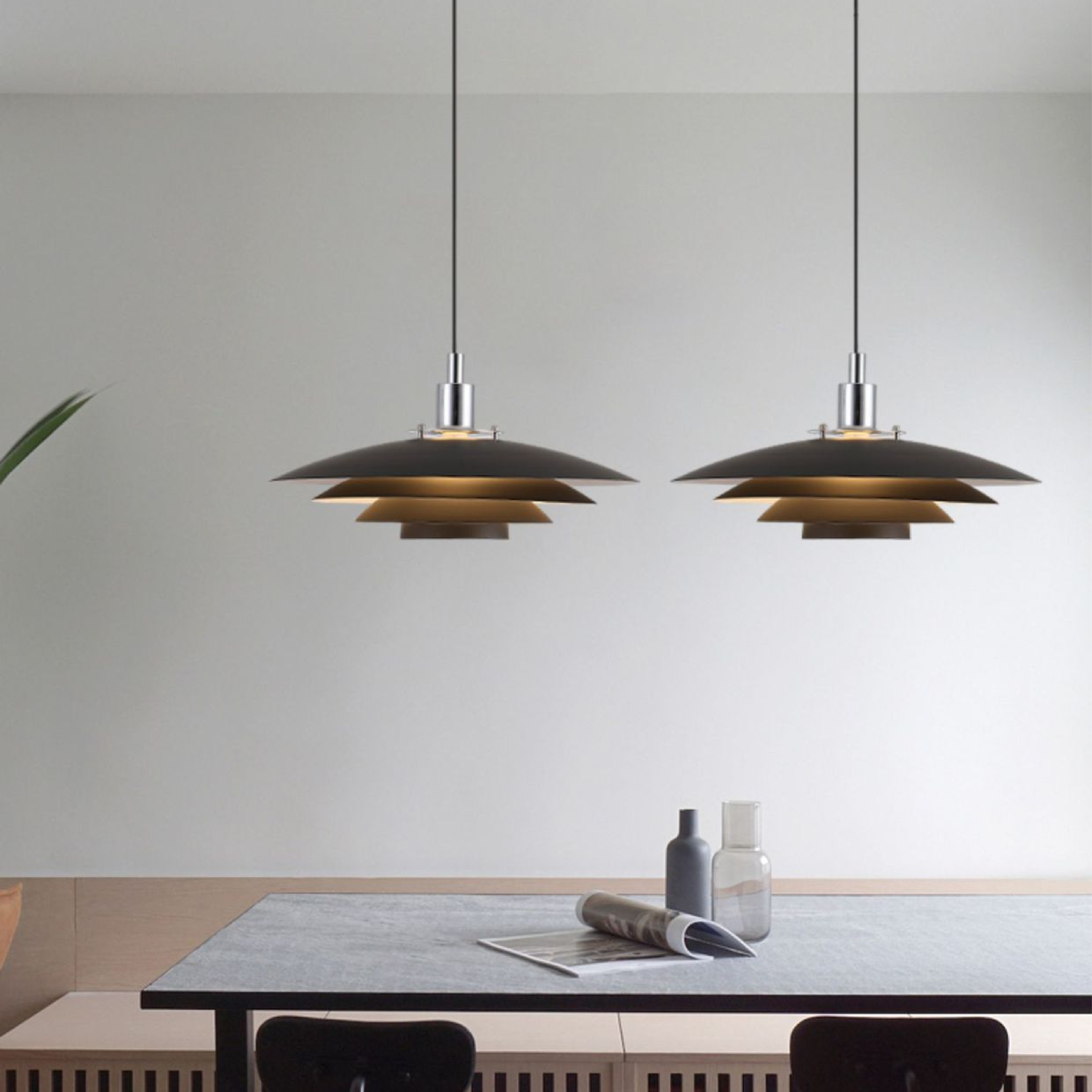 IronGlow | Metal Low Pendant Lamp
