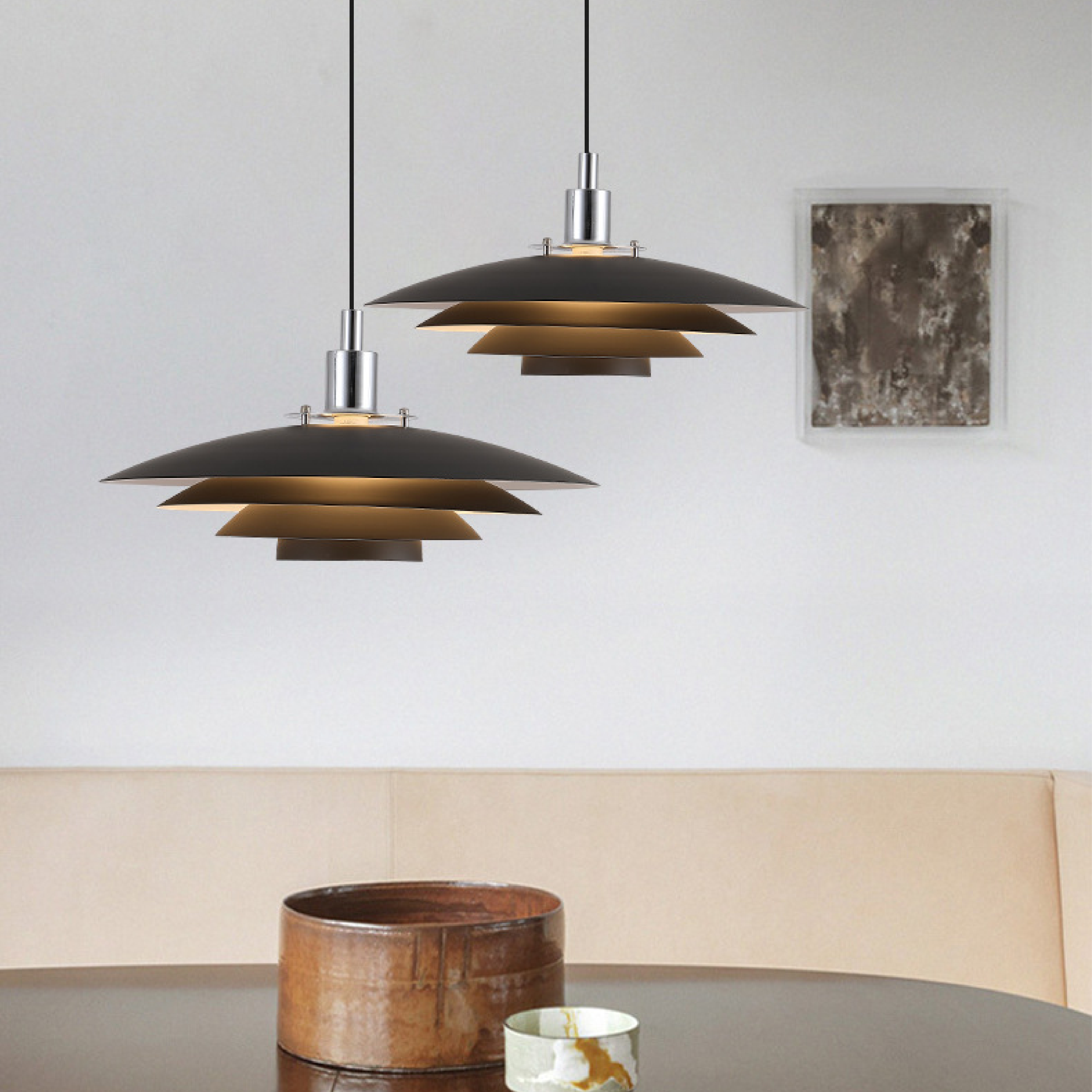 IronGlow | Metal Low Pendant Lamp
