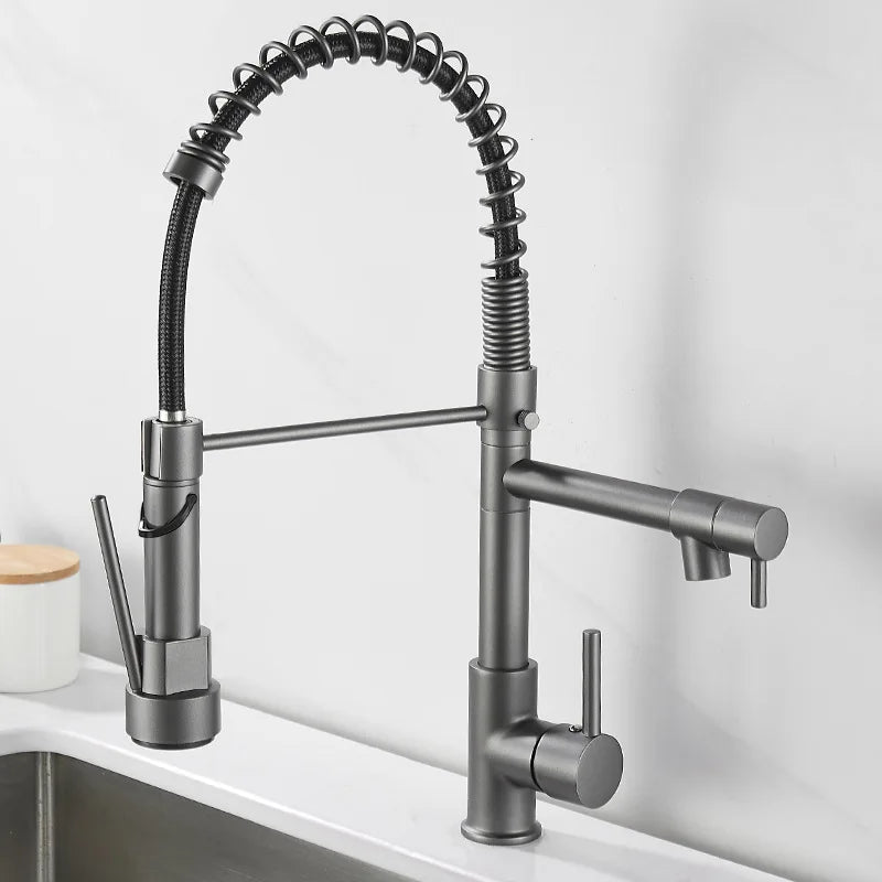 Modern Two-Way Faucet Connector | Compact Dual Outlet Tap for Versatile Use