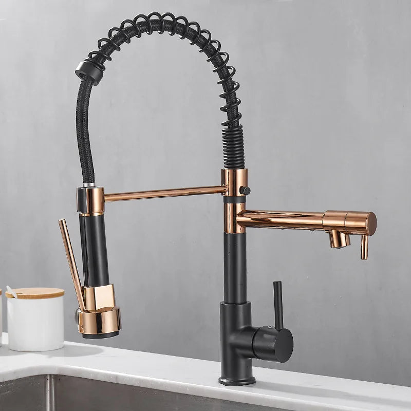 Modern Two-Way Faucet Connector | Compact Dual Outlet Tap for Versatile Use