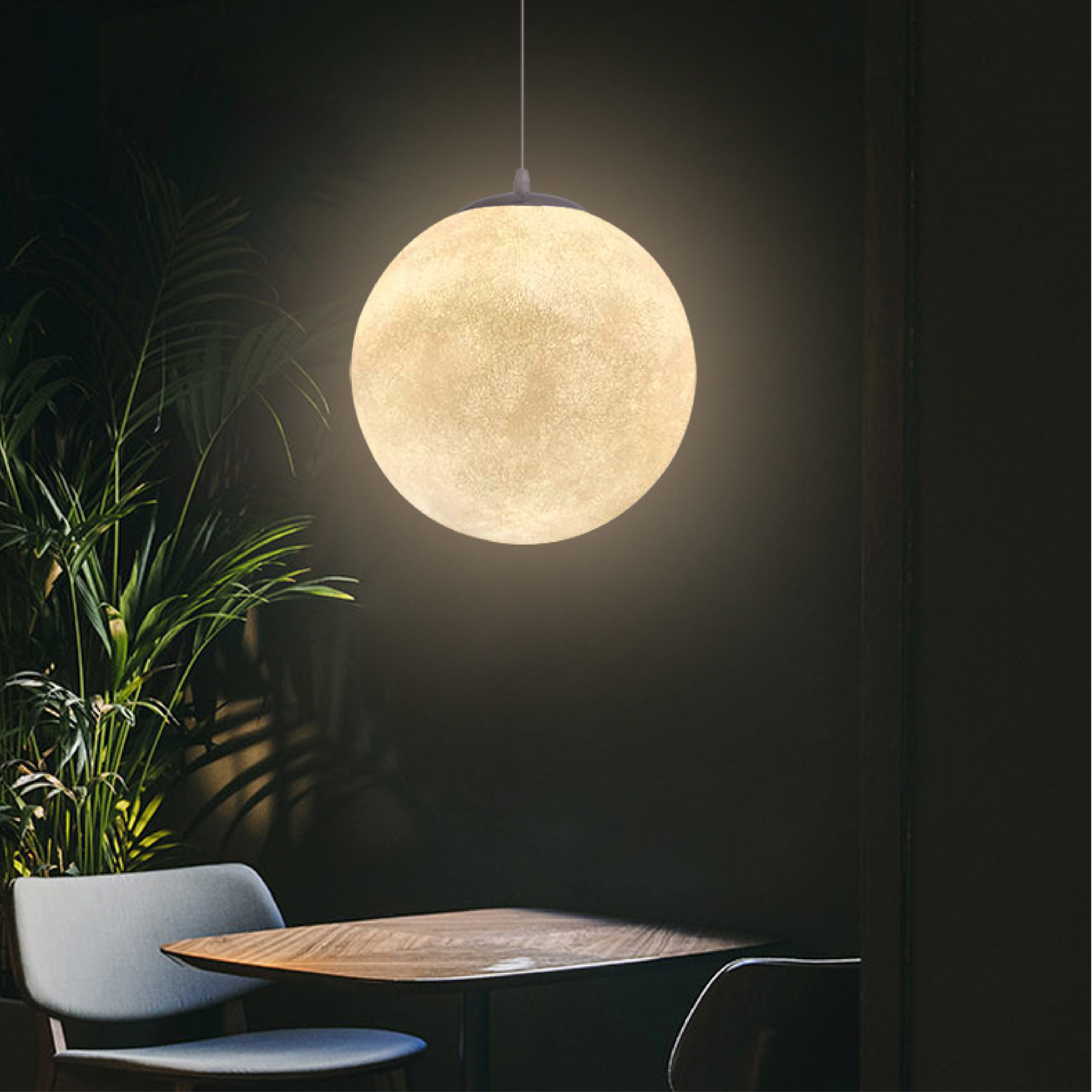 Auralis | Nostalgic Moon Pattern Hanging Lamp
