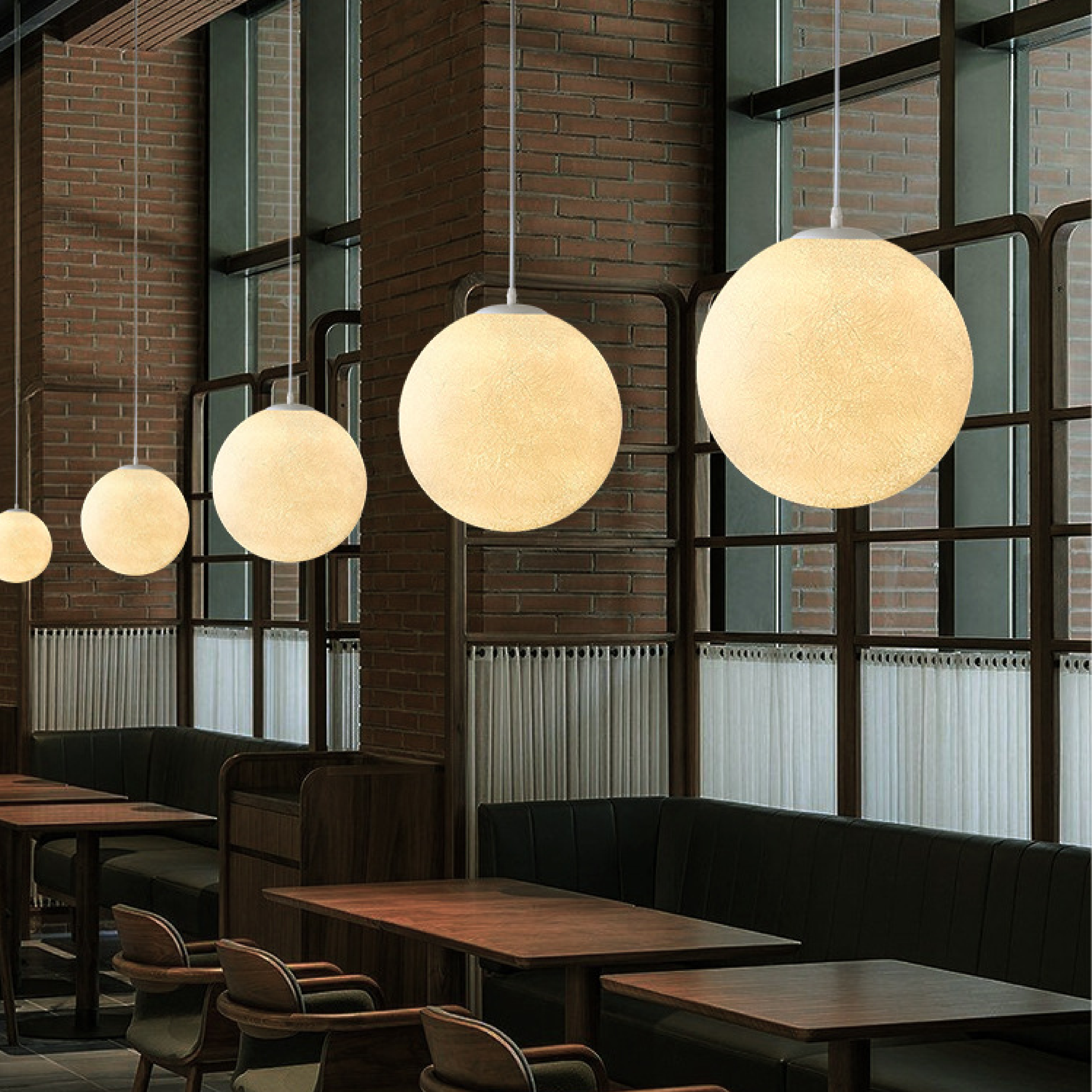 Auralis | Nostalgic Moon Pattern Hanging Lamp